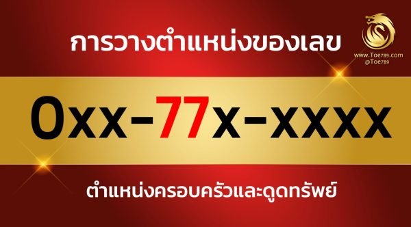 เลข 77 ความหมาย เรียกว่า "ปากมังกร" เนื่องจากมีลักษณะเด่นคล้าย