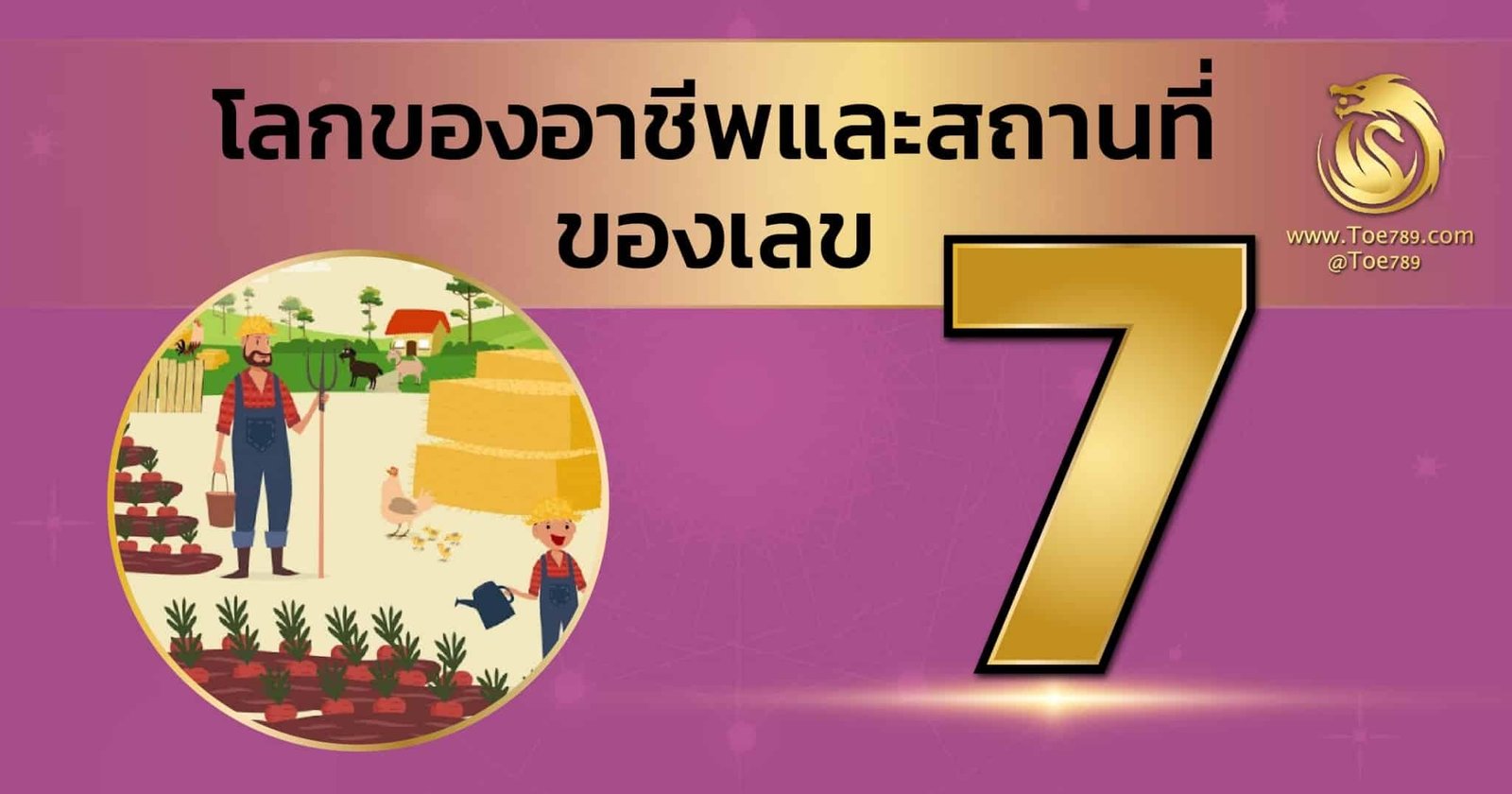 ในของอาชีพเเละสถานะของเลข 7